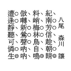 聞鶯（八尾　森川　譲　作）